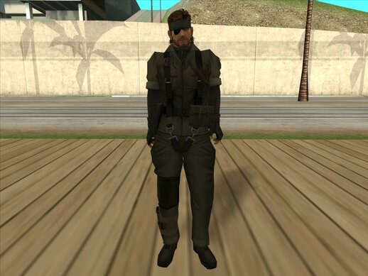 Naked Snake (with bandana and eyepatch) from Metal Gear Solid 3: Snake Eater