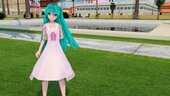 PDFT Hatsune Miku White Gown + Animated Face