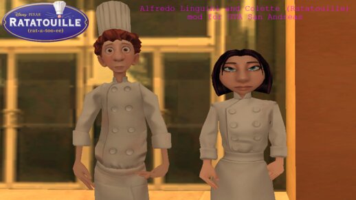 Alfredo Linguini and Colette (Ratatouille)