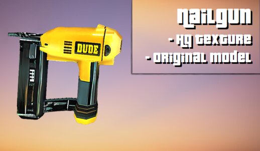 Vice City Beta Nailgun HQ texture