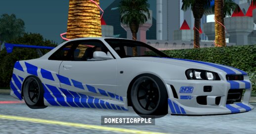 1999 Nissan Skyline GT-R R34 DomesticMango for Mobile