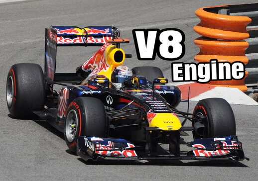 Sound F1 Redbull RB7 V8 Engine 