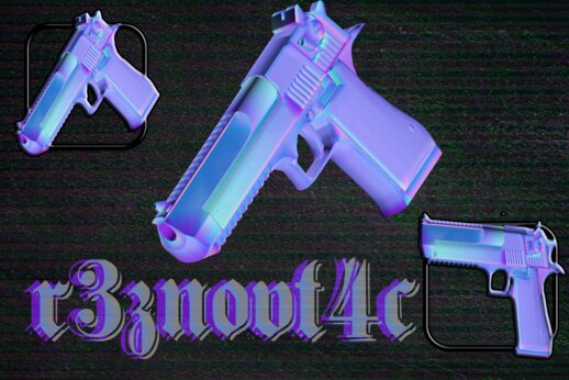 Desert Eagle Violet Metallic