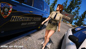 Mai Shiranui - Jill Valentine - Police Officer - Sheriff [Replace] 