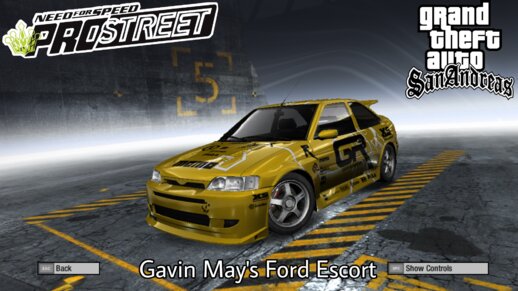 NFS Prostreet Gavin May Ford Escort Paintjob