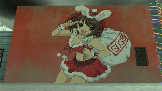 Graffiti Navidad De Haruhi