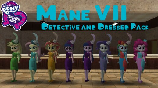 My Little Pony Mane 7 Detective Pack