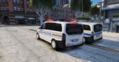 Mercedes Vito 2016 Romanian Police Pack 