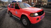 Mitsubishi Pajero - Vatrogasno spasilačka brigada Vozdovac (Firefighters Vozdovac) [Replace/ELS]