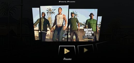 GTA SA Mobile LoadScreen Theme Definitve