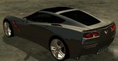 Corvette C7 (DFF) for Mobile