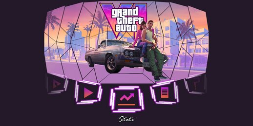 GTA Six Menu Background for Mobile