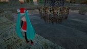 PDFT Hatsune Miku Santa + Animated Face