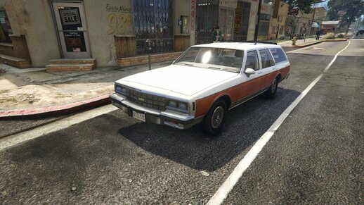 Chevrolet Impala 1981 Station Wagon wood+clean version [Add-On]