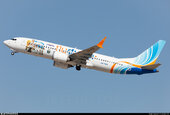 Flydubai Boeing 737-8MAX A6-FKB Argentina Champion Livery