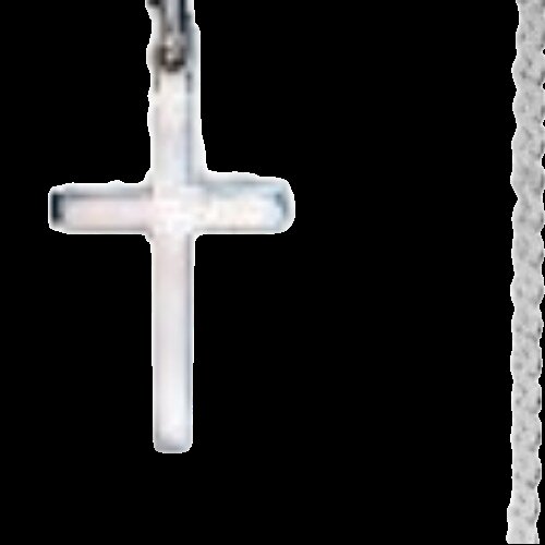 New Leo Movie Silver Cross Chain