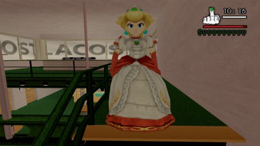 Peach Fire o peach de fuego de Super Smash Bros Project M