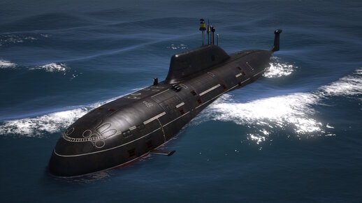 Akula Class Submarine Russian Navy [Add-On]