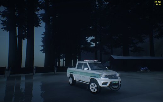 UAZ Patriot Pickup Police