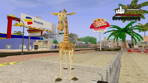 Melman de Madagascar de Game Cube