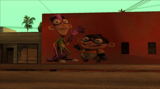 Mural Fanboy And Chum Chum