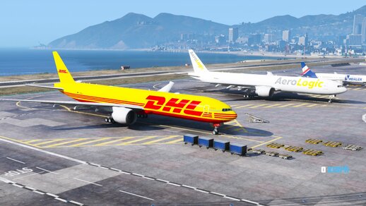 Optical Boeing 777-F AeroLogic / DHL livery