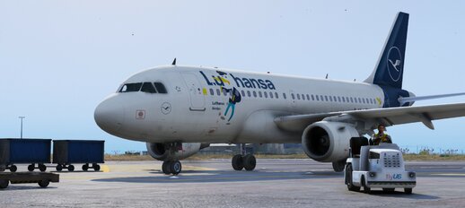 Airbus A319-100 Lufthansa (Lu-Sticker) Livery