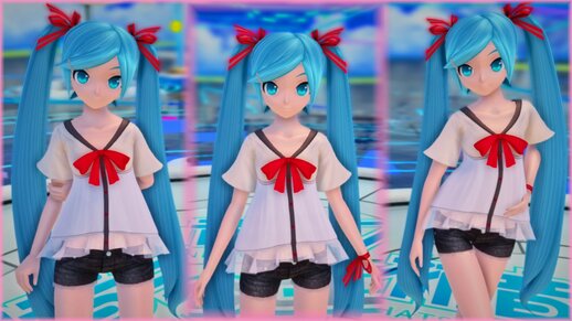 PDFT Hatsune Miku Shiny + Animated Face