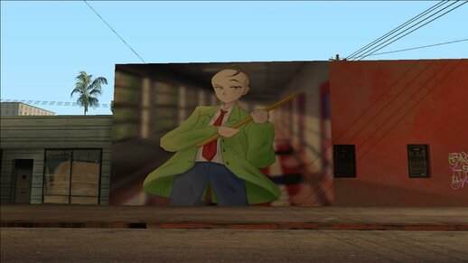 Mural Anime Baldi