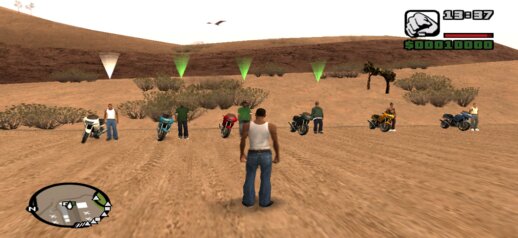 Race In Desert Dyom Mod