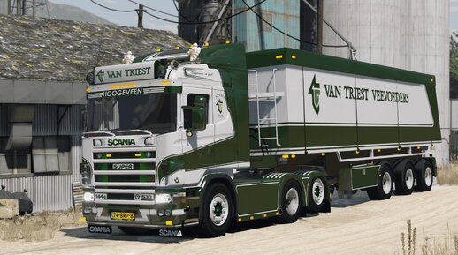 Scania 144G 530V8 Van Triest B.V. [Add-On | Animated]