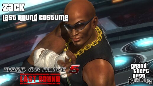 Dead Or Alive 5: Last Round - Zack (New Costume)