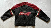 Vintage NASCAR Dale Earnhardt Jr. Budweiser Patched Leather Jacket