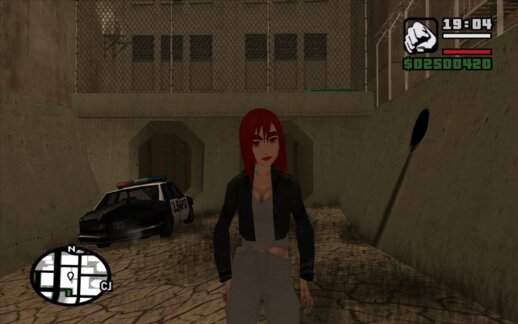 Himeko from Honkai Version 2 for GTA SA