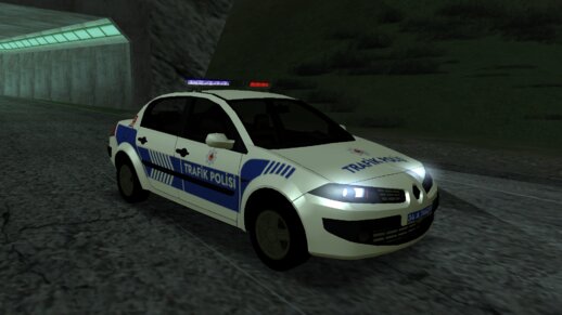 LowPoly Megane 2 Türk Polis Araçları Paketi