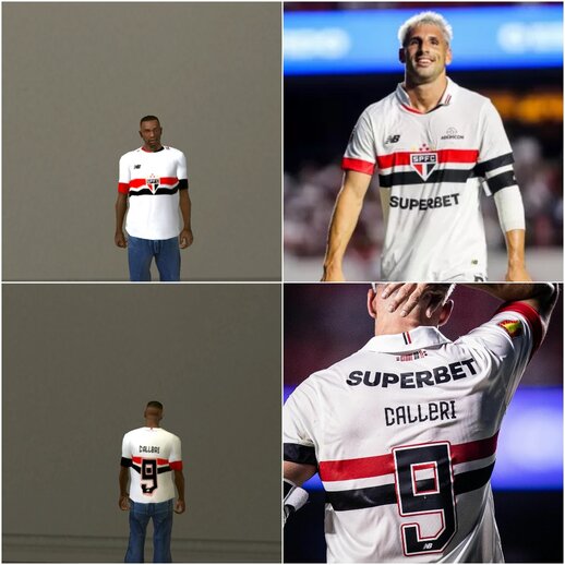 São Paulo FC Calleri Jersey