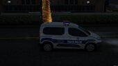 LowPoly Fiat Doblo (2023) Asayiş Polisi Modu