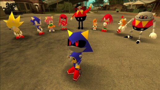 Sonic R Skin Pack