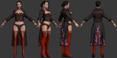 Clara Morningstar de Saints Row: The Third con MOVIMIENTO EN SUS PECHOS Y EXPRESIONES FACIALES