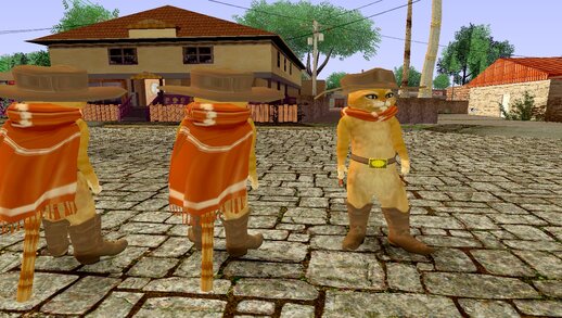 Puss In Boots o el gato con botas versión vaquero 2 DE Shrek Super Slam 