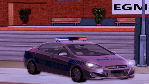 Hyundai Accent Blue Trafik Polis