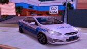 Hyundai Accent Blue Trafik Polis