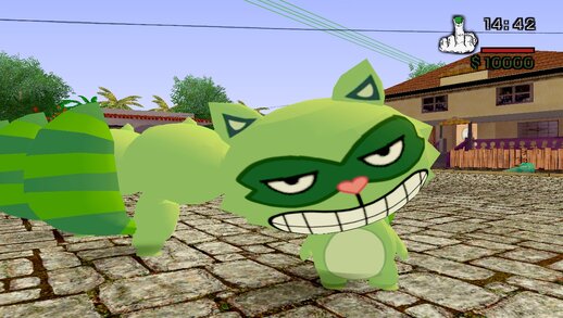 Lifty del juego Happy Tree Friends False Alarm