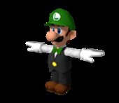 Luigi Dealer o distribuidor del casino de Super Mario 64 DS Remasterizado