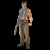 Ash de Evil Dead 3 The Game CON EXPRESIONES FACIALES EN BOCA Y CEJAS