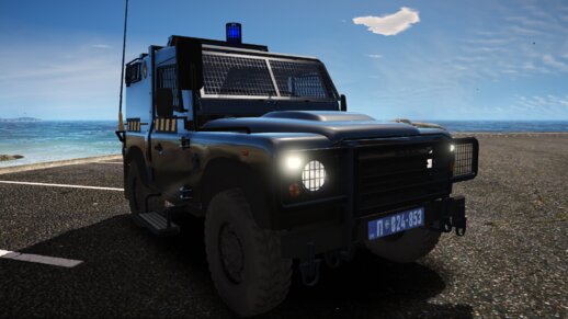 Land Rover Defender 110 , Special Anti-Terrorist Unit - SAJ / Serbia [Replace|ELS]