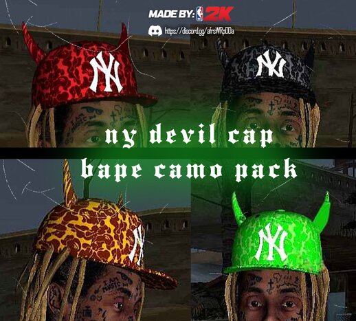 NY Devil Cap Bape Camo for Franklin