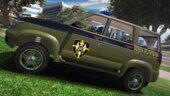 UAZ Patriot Green - Vojna Policija (Military Police of Serbia) [Replace | ELS]