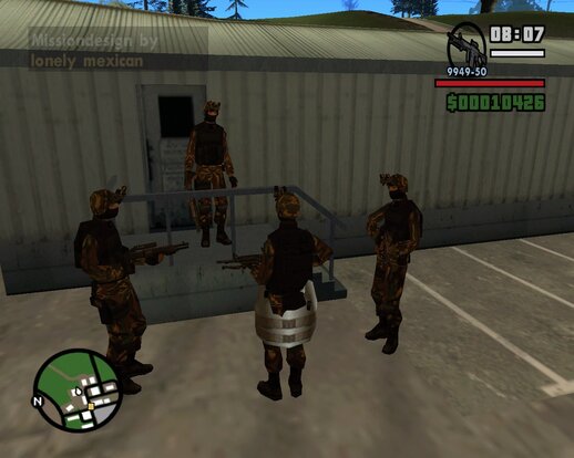 Army Raid On Mafia House (DYOM)