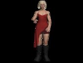 Alice de RESIDENT EVIL HUESPED MALDITO de 2002 PORTEADA DE RESIDENT EVIL 3 REMAKE CON EXPRESIONES FACIALES EN BOCA